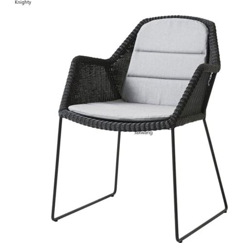 Nordic Beach Chair Home Furniture Armchair Leisure Rattan Outdoor Rattan Chair Furniture Garden Simple Balcony Chair
