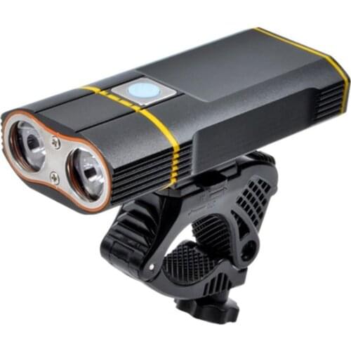 T6 LED Bicycle Light USB Rechargeable Power Display MTB Mountain Road Bike Front Lamp Flashlight Cycling Equipment