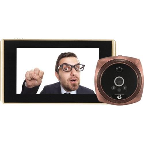 4.3 inch 1080P Video peephole Digital Door Camera Doorbell 160 Degree Angle Peephole Viewer video Eye Outdoor Door Bell