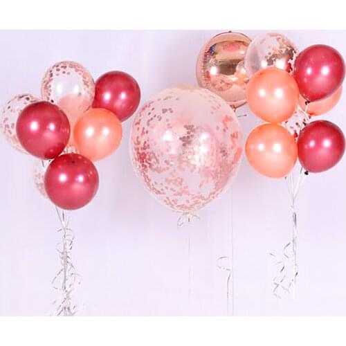 10/20PCS 10/12inch Pearl Grape Purple Wine Red Latex Balloons Burgundy Wedding Birthday Party Ballons Baby Shower Decorations