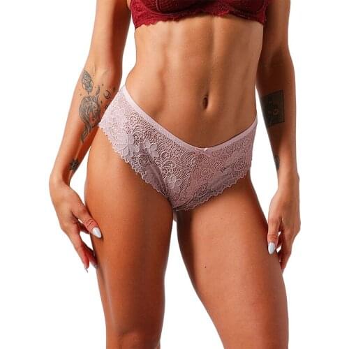 New fashion sexy female thongs briefs lace hollowed-out underwear women panties lingerie soft comfortable modis tanga lady