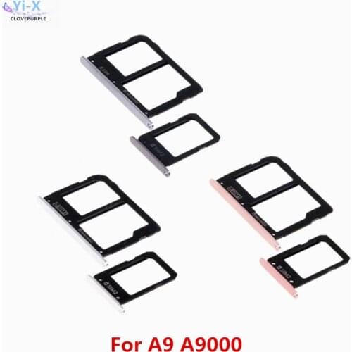 1Set SIM Card Tray Slot Holder Adapter + Micro SD Card Holder For Samsung Galaxy A9 A9000