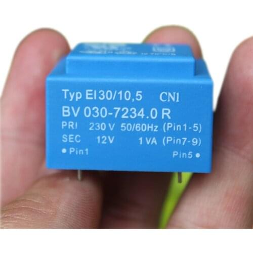1PC Sealed Waterproof Transformer 220V to 12V 1W AC power supply Epoxy Resin monitoring transformer waterproof converter