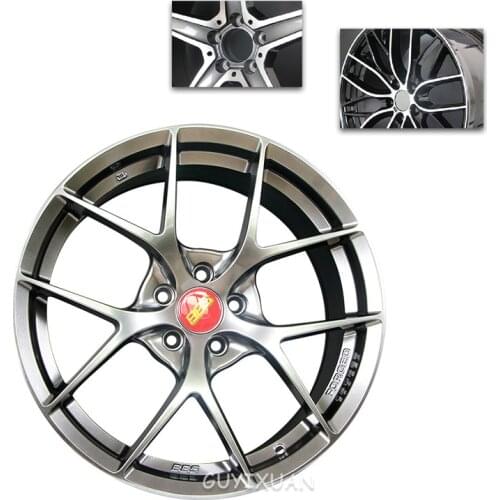 17-inch low-pressure casting car wheels/aluminum alloy 5 holes/car modified wheels/high-bright black car wheels