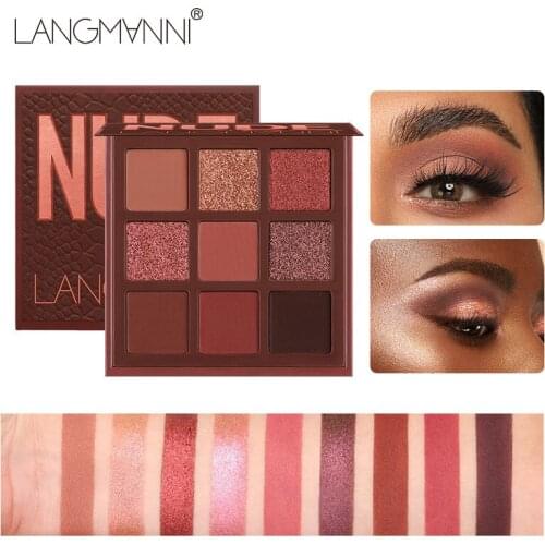 9 Colors 3 Seasons Eye Shadow Long-lasting Waterproof Palette Matte Shimmer Glitter Shadow of Eye Shadow Palette Blush Makeup