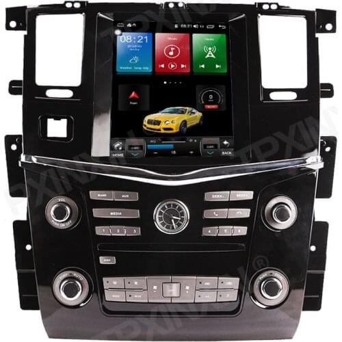 128GB Android 11 Tesla Screen Car Radio For Nissan Patrol 2013 - 2018 Multimedia AutoRadio DVD Player Navigation Stereo GPS 2din