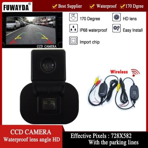 FUWAYDA wireless Car Rear View CCD NIGHT vision Backup Parking Camera for KIA FORTE /Hyundai Verna / Hyundai Solaris Sedan HD