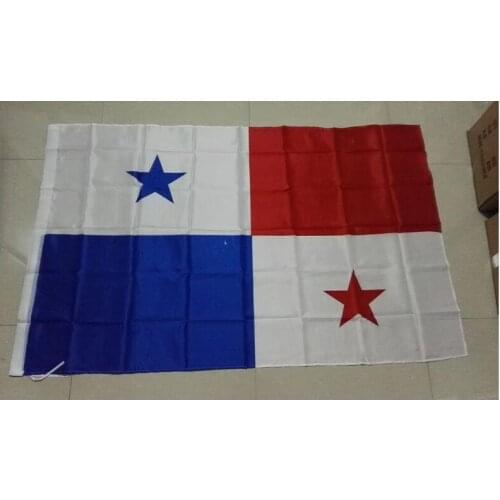 Free shipping xvggdg 90x150cm Panama flag 3x5 Feet Super Poly football FLAG Indoor Outdoor Polyester Flag