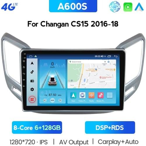DSP 4G Android 10 For Changan CS15 Chana Cs15 GPS Navigation BT Stereo Autoradio Car Radio Video Multimedia Player Recorder 2din