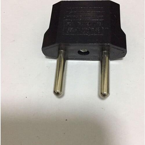 EU Electrical plug socket adapter 10A European Standard converter 2round feet