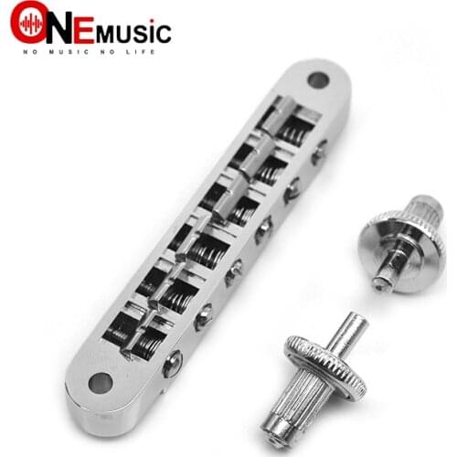 Chrome Adjustable Vintage ABR-1 Jazz Bridge For Electric Guitar