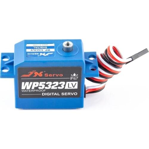 Jx 23kg Digital Waterproof Servo WP5323LV 6.0V IP67 Full Waterproof Standard Metal Gear Servo for 1/8 1/10 RC Car,Boat Parts