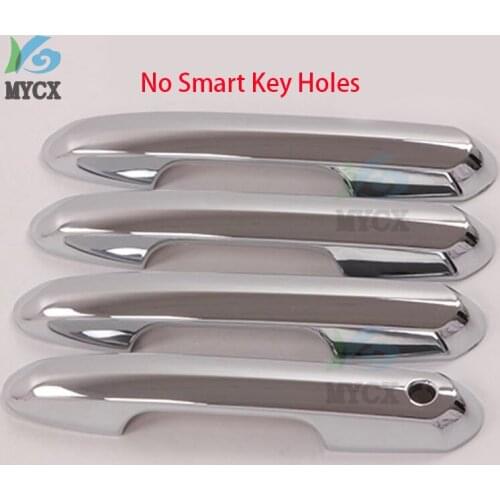 Door Handle Cover for Toyota Rav4 Rav 4 Xa50 2019 2020 2021 Abs Plastic Chrome Colors Carbon Fiber Car Accessories 4Pcs