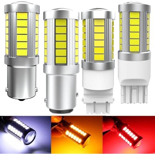 2pcs Led Canbus T20 7443 W21/5W NO OBC Error LED Bulb for Hyundai Getz Tucson Santa i40 Sonata Accent i30 Solaris Creta ix25