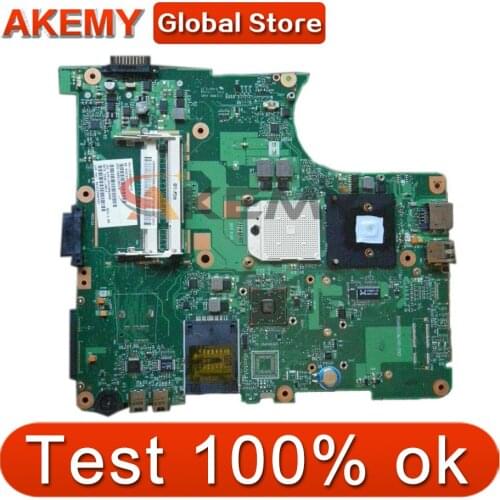 Akemy V000138280 V000138220 1310A2175005 Main Board For Toshiba Satellite L305D Laptop Motherboard Socket s1 DDR2 Free cpu