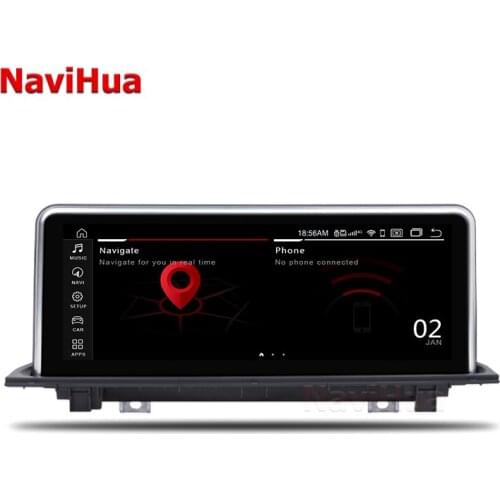 Navihua Android 9.0 touch screen PX6 car dvd player gps navigation multimedia system for BMW X1 F48(2016-2017)Original Car NBT