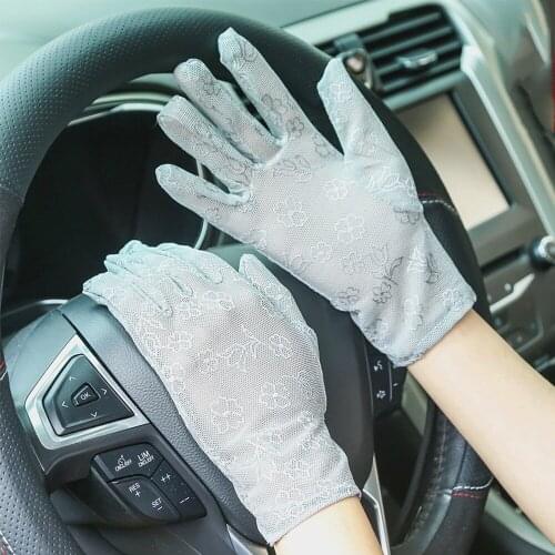 New Mesh Breathable Gloves Outdoor UV-proof Riding Screen Show Party Household Summer Sun Protection Bike Cycling Gloves Guantes