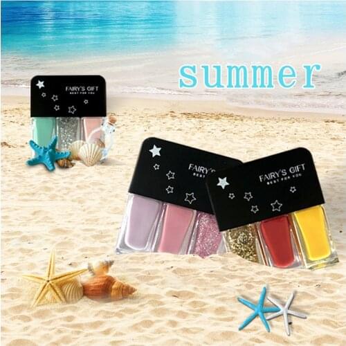 Wholesale 3-in-1 Fairys Gift Gel Nail Art Polish Set