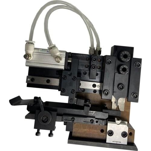 Pneumatic Insulated Terminal Crimping Applicator Mold OTP Vertical Feeding Mold Terminal and Wire Cable Pressed Machine