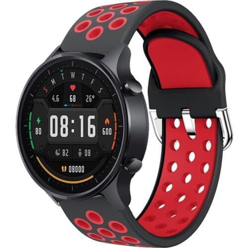 For Xiaomi Watch Color Smart Watch Strap 22mm Color Replacement Watchband Sport Silicone For Mi Watch Color Bracelet Watch Band