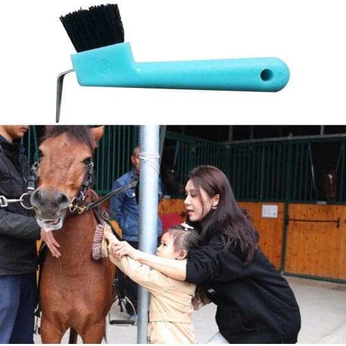Premium Horse Hoof Brush Supplies Horse Hoof Tool Plastic Minimalistic
