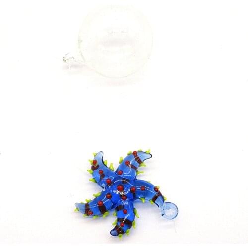 Aquarium Floating Glass Bubble Starfish miniature figurine Micro Fish Tank Landscape Ornament Decoration Fish Aquatic Supplies