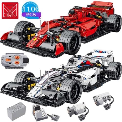 F1 Racing Model Famous Racing Series Building Blocks Sports Blue Red Racing Childrens Toys for Boyfriend Birthday Gifts