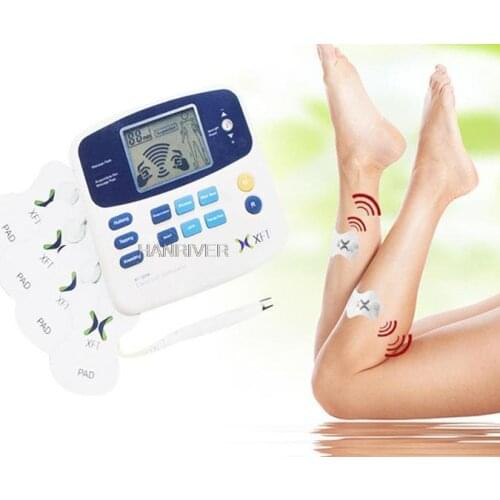 Xft-320 cuerpo cuidado de la salud masajeador Dual Tens Digital terapia acupuntura Massageador dispositivo estimulador
