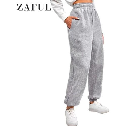 Женские флисовые брюки ZAFUL China At AliExpress