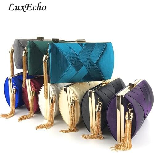 2021 New arrive teal Blue Bride Wedding purse Girls Day Clutches Evening bags Party Chains Shoulder bags ladies fashion purse