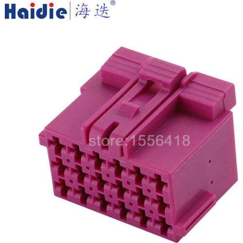 2sets auto 18pin plastic housing plug wire electric cable connector 1-967624-2