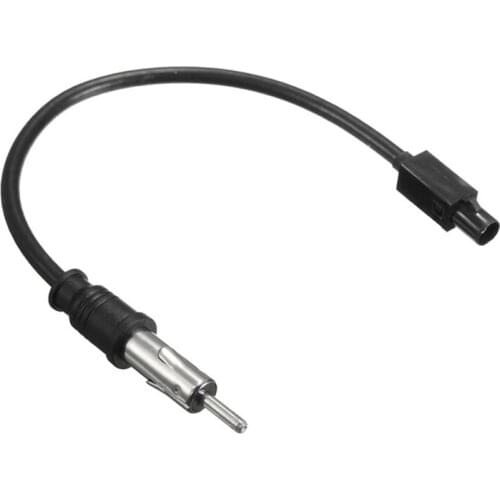 1pc Car Player Radio Stereo Antenna Adapter Male Aerial Plug Converter Cable US High Quality Black Auto Player Converter Cable