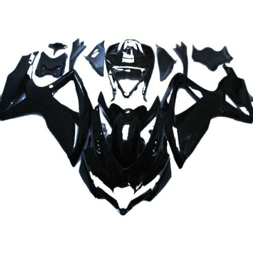 100% Fit Fairings for SUZUKI GSXR600 GSXR750 2008 2009 2010 Black Injection Molding Fairing kit GSXR 600 750 k8 k9 k10 PL438