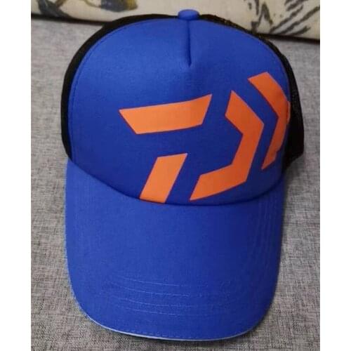 2021 New Daiwa Fishing hat Summer Sun Hat with Wind Clip Women Men Anti-uv Windproof Cotton Fishing Cap