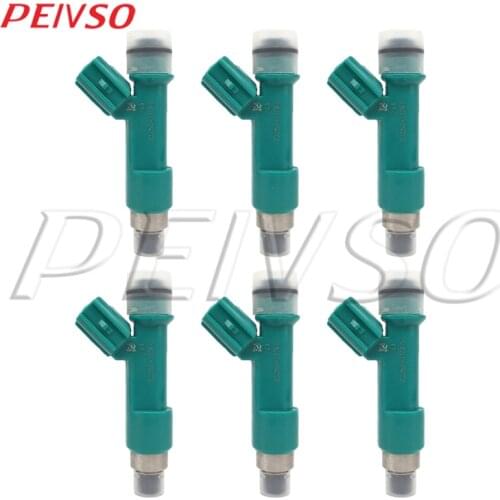 6x 23250-31060 23209-39075 fuel injector for TOYOTA General FJ CRUISER 2007 4RUNNER 02~09 FORTUNER 05~12 4.0L 1GRFE