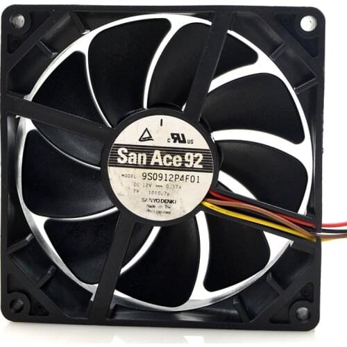 9S FOR SANYO 9S0912P4F01 9025 9CM Zero vibration DENKI PWM speed control cooling fan