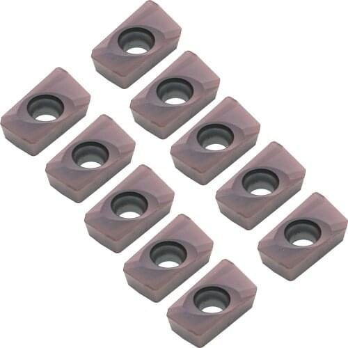 APMT1604 H2 CNC Milling Machine Indexable Carbide Milling Inserts 10pcs Tungsten Steel Surface with Coating Used As an Insert