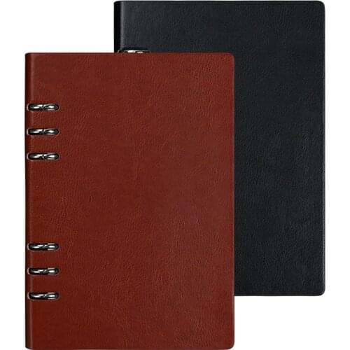 A6/A5/B5/A4 PU Leather loose-leaf Notebook Binder Notepad Journal Planner Ring Notebook Daily sketchbook Stationery Supplies