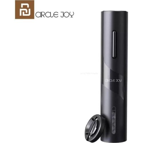 Xiaomi Youpin Circle Joy Black Samurai Electric Bottle Wine Opener Set Automatic Corkscrew Red Wine Kitchen Accessory Smart Tool