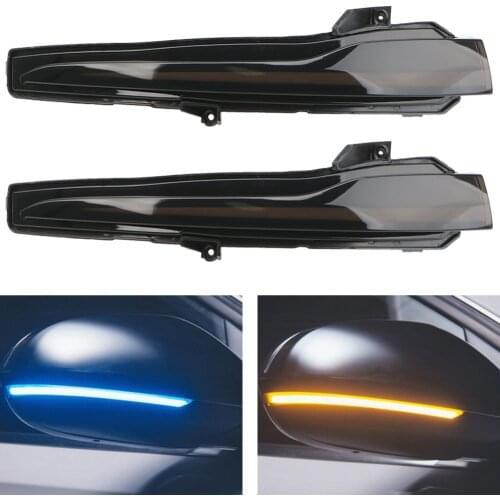 LEEPEE For Mercedes Benz C E S GLC W205 W213 W222 W217 X253 Dynamic Turn Signal Light Blinker Car Rear View Mirror Light 1 pair