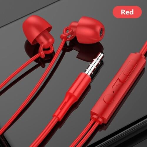 Sleep Earphone In-Ear Headset Noise Cancelling Sleeping Headphone HiFi 3.5mm Wired Headphones Mobile Phone MP3 Sleeping Earphone