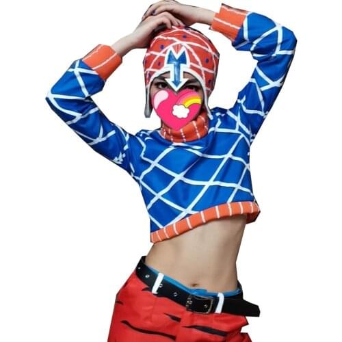 2019 JoJos Bizarre Adventure Guido Mista Cosplay Costume Any Size New