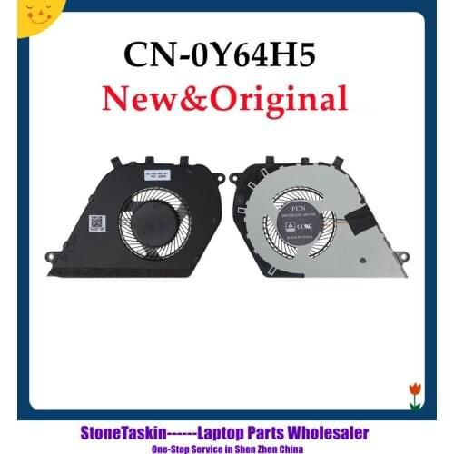 StoneTaskin New cpu cooling fan for Dell Inspiron 15-7000 15 7570 7573 DFS541105FC0T FJGY DC5V 0.5A fan cooler Y64H5 0Y64H5
