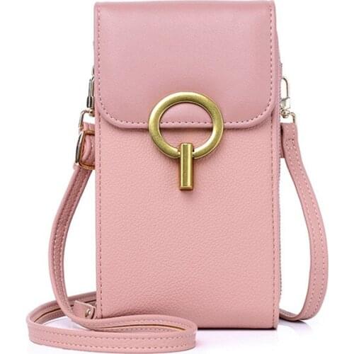 New Women Casual Wallet Brand Cell Phone Wallet Big Card Holders Wallet Handbag Purse Clutch Messenger Shoulder Straps Bag