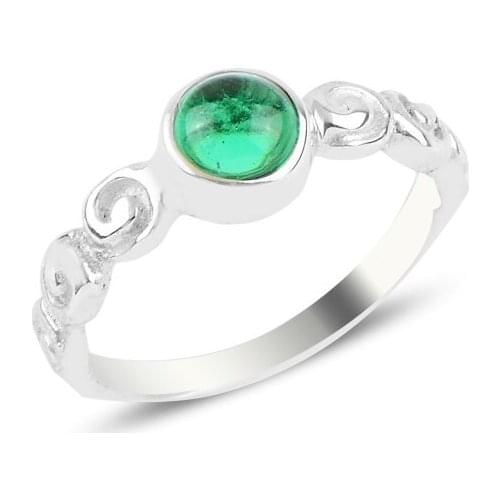 Silverlina Silver Zircon Engagement Ring