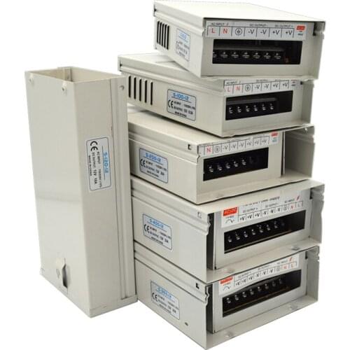 Rainproof Power Supply 12V 5A 8A 10A 20A 30A 33A Outdoor Transformer 200V To 12 Volt Switching Power Supply LED Driver SMPS