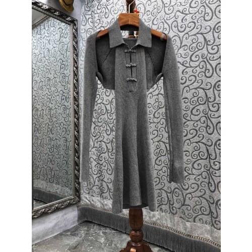 High Quality Sweater Sets 2021 Autumn Winter 2 Piece Knitted Set Women Long Sleeve Cardigan Tops+Vest Knitted Dress Set Casual