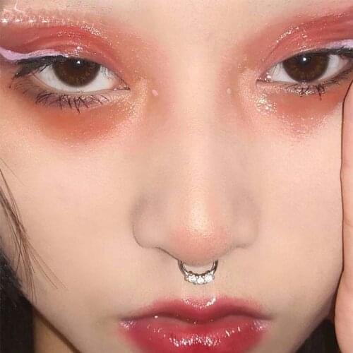 1PC Suigical Steel Nose Piercing Septum Snake Nose Ring Stud Alien Daith Tragus Snug Piercing Conch Rook Ring Body Jewelry