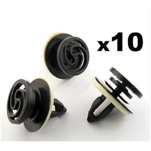 10x For Audi A4 Interior Door Card & Trim Panel Mounting / Fastener Clips