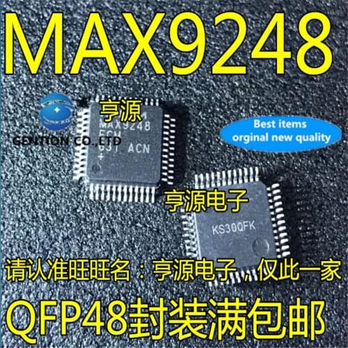 2Pcs MAX9248 MAX9248ECM QFP32 in stock 100% new and original